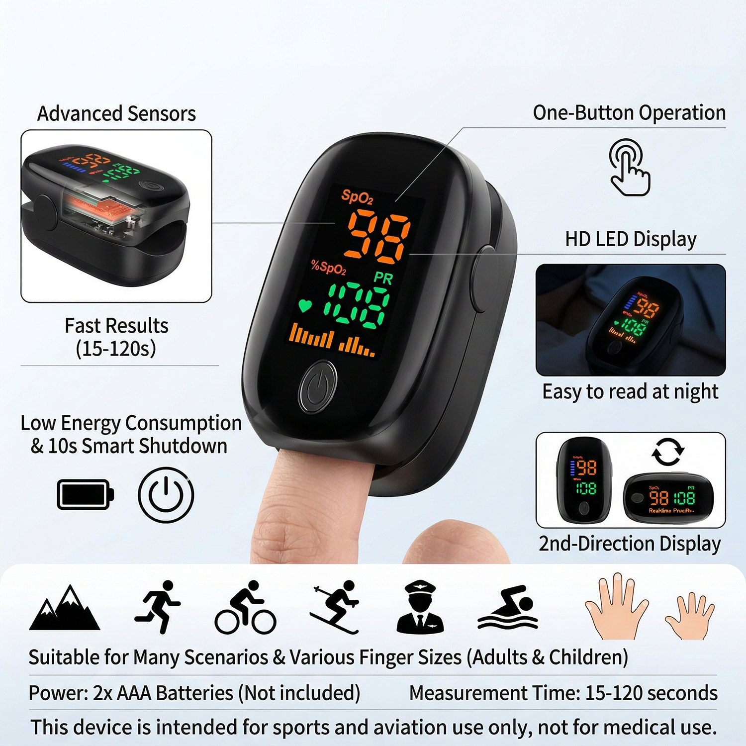 Termómetro Infrarrojo Sin Cont - Pulse Oximeter reseña y precio