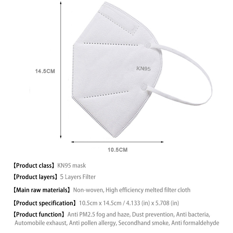 10-100 Uds mascarillas FFP2 ma - Surgical Mask reseña y precio