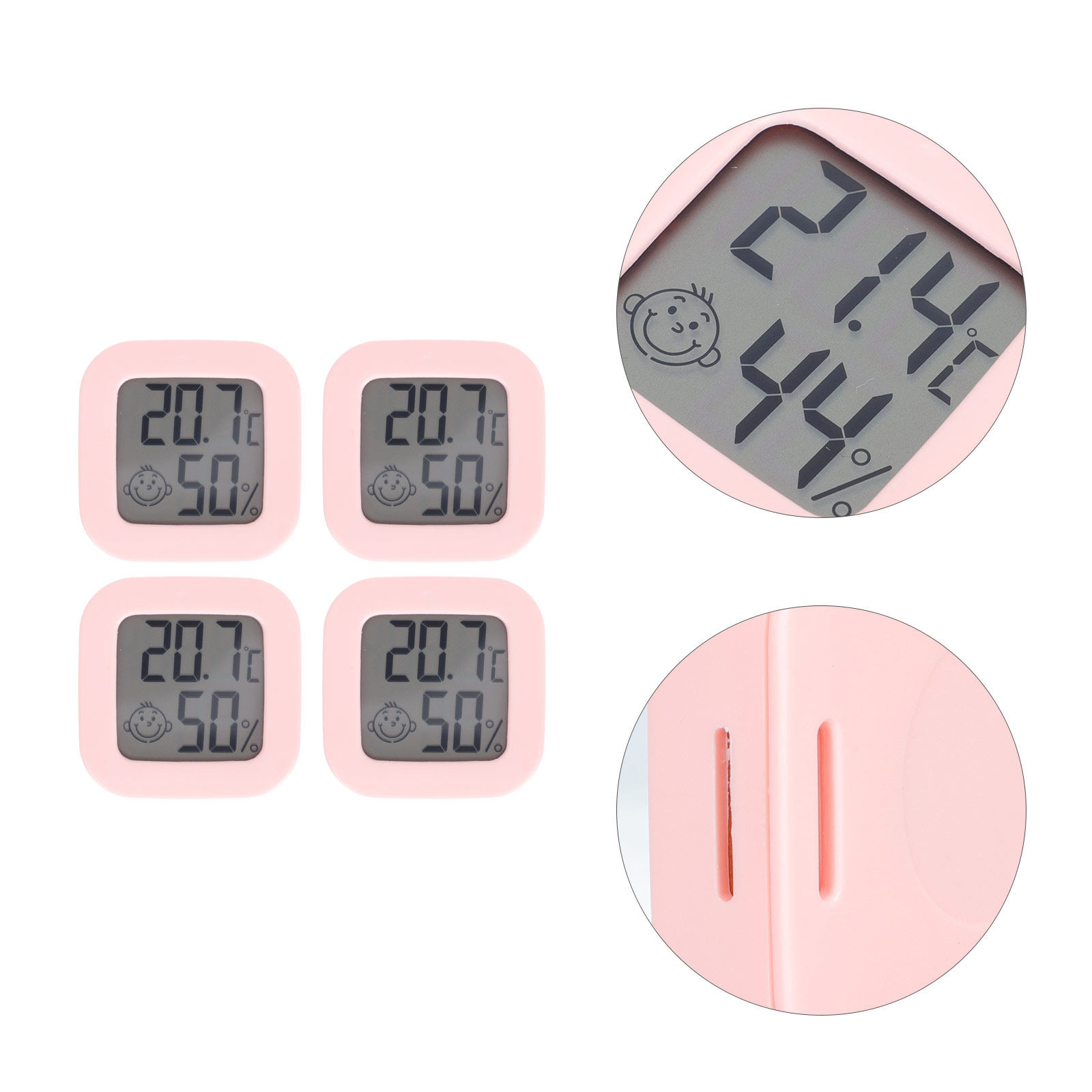 4 unidades de termómetro e hig - Thermometer Digital reseña y precio