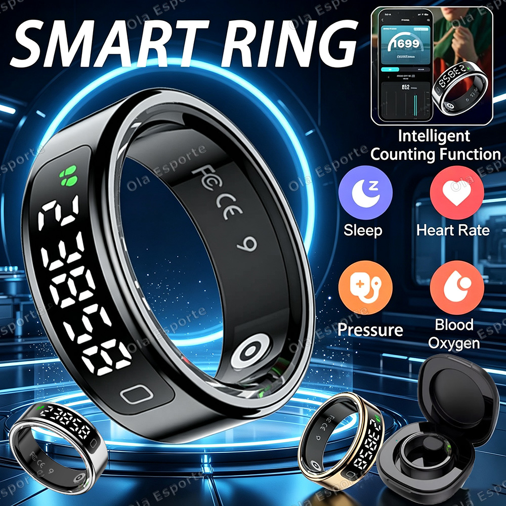Nuevo Anillo Inteligente con E - Blood Pressure Monitor reseña y precio